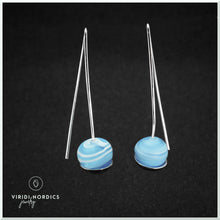 Load image into Gallery viewer, ADELINA Arctic Blue Drop earrings
